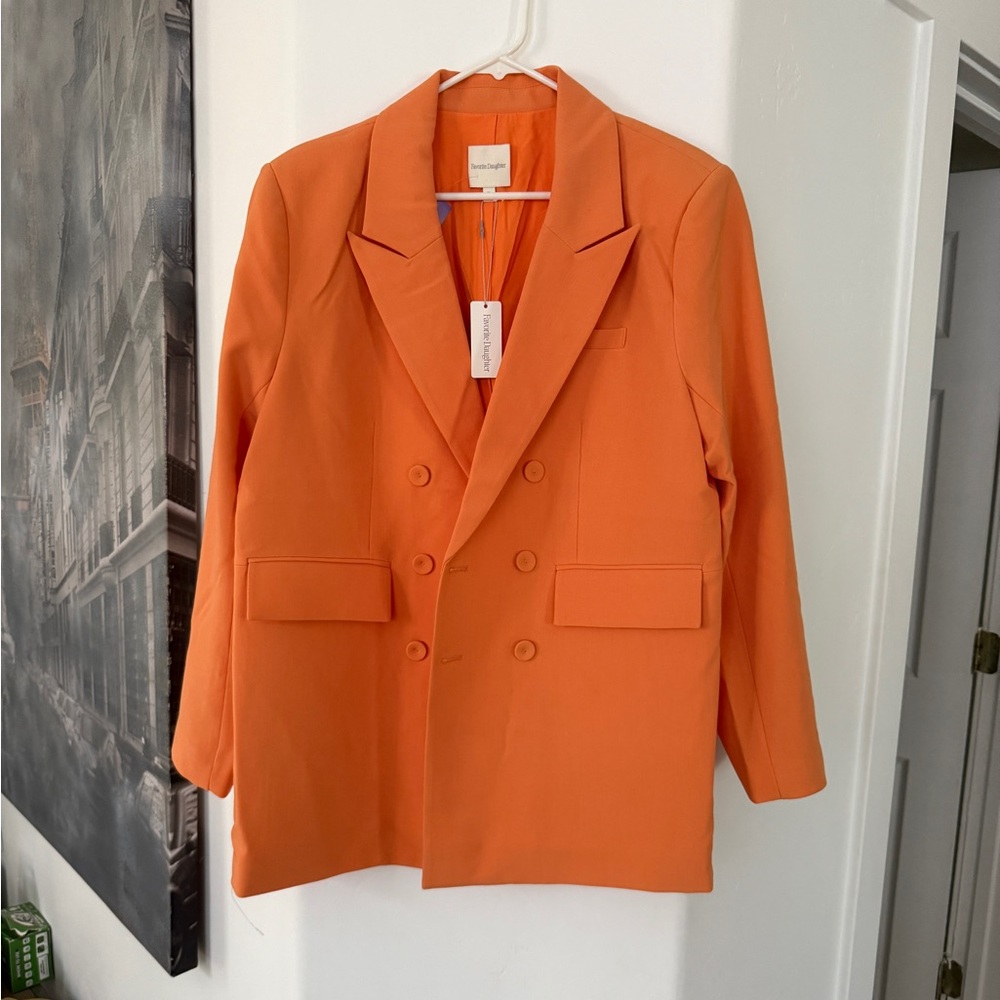 Favorite Daughter Bold Orange Blazer